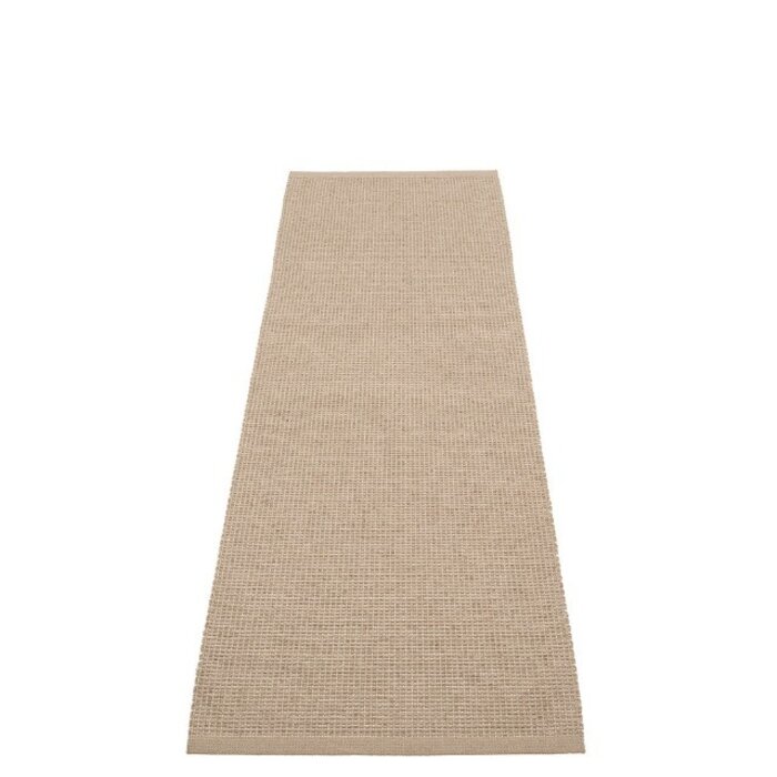 Pappelina EMM Linen Vloerkleed Potato/Beige Metallic