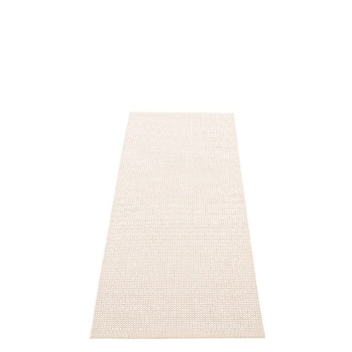 Pappelina EMM Linen Vloerkleed Vanilla/White Metallic