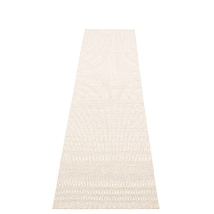 Pappelina EMM Linen Vloerkleed Vanilla/White Metallic