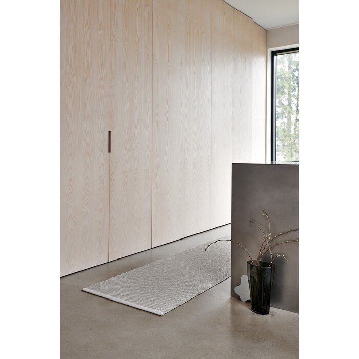 Pappelina EMM Vloerkleed Linen/Linen Metallic