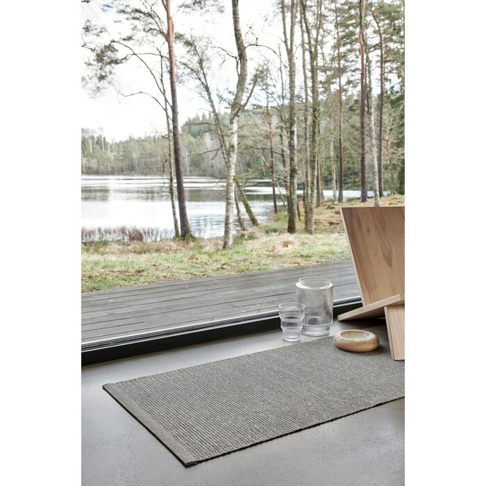 Pappelina EMM Vloerkleed Linen/Linen Metallic