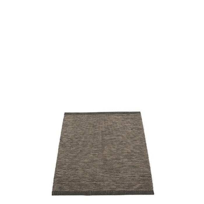 Pappelina SAM Linen Vloerkleed Black/Walnut