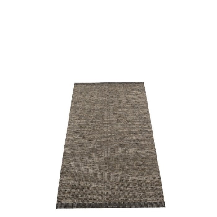 Pappelina SAM Linen Vloerkleed Black/Walnut