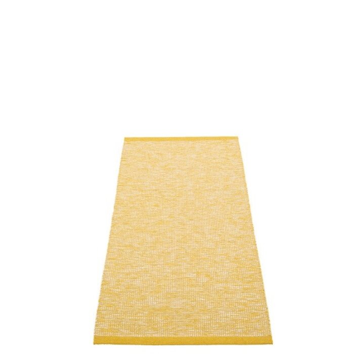 Pappelina SAM Linen Vloerkleed Mustard/Cream