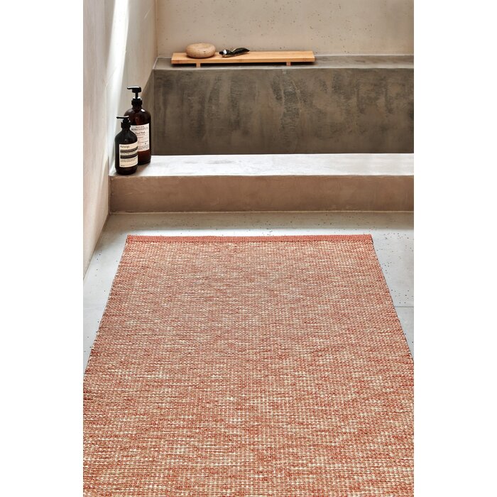 Pappelina SAM Linen Vloerkleed Pale Orange/Cream