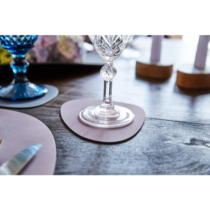 LIND DNA Glass Mat Curve Onderzetter Leather Nupo