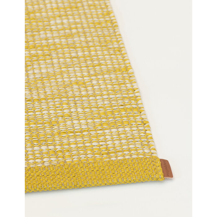 Pappelina SAM Linen Vloerkleed Mustard/Cream