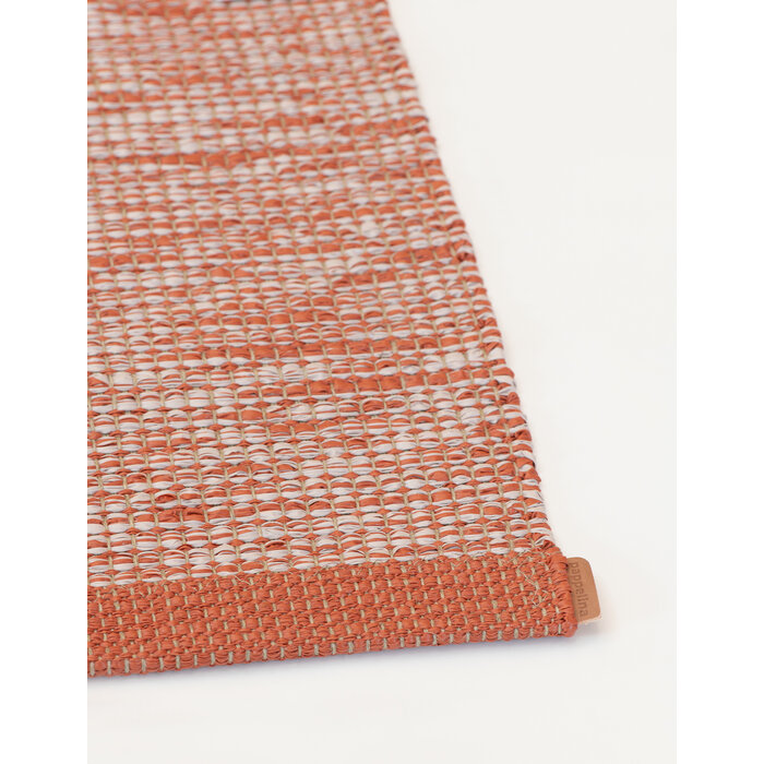 Pappelina SAM Linen Vloerkleed Brick/Pale Rose