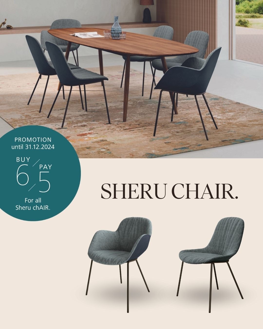 Walter Knoll Sheru Chair Buy 6 Pay 5