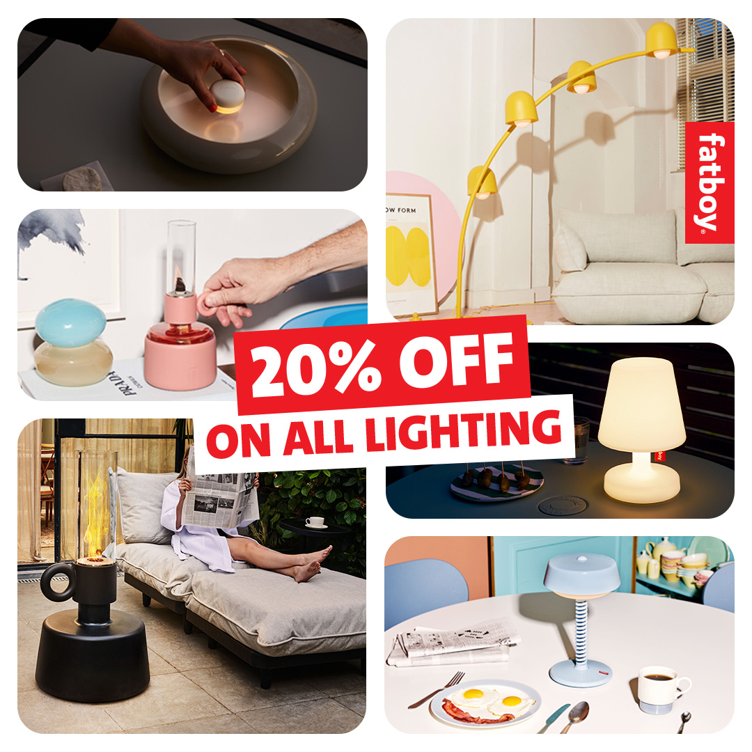 Lighting promo - 20% korting op verlichting