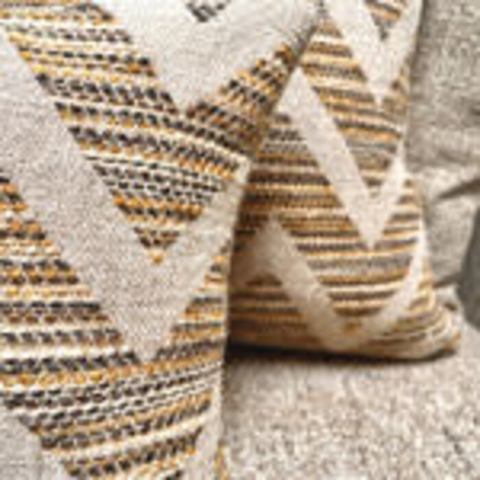 Omar Antwerp June Ocher Cushion