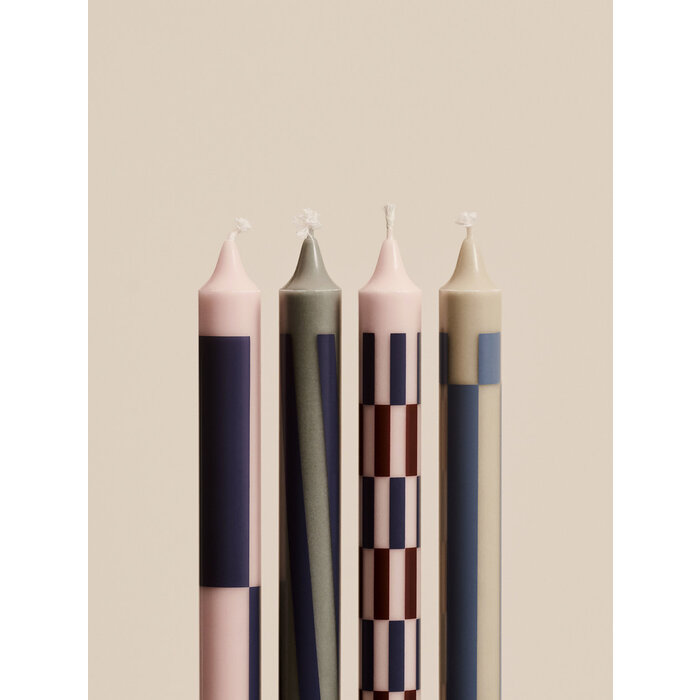 HAY Pattern Candle Set of 4