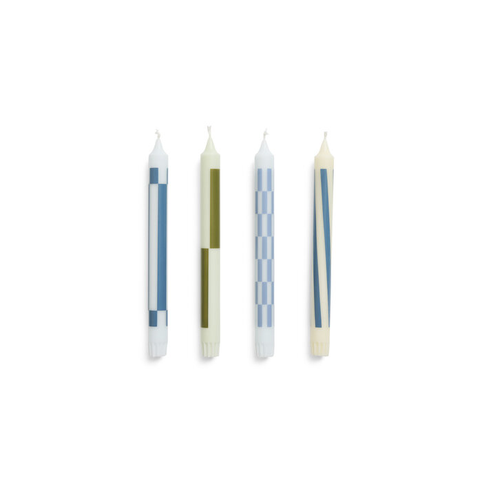 HAY Pattern Candle Set of 4
