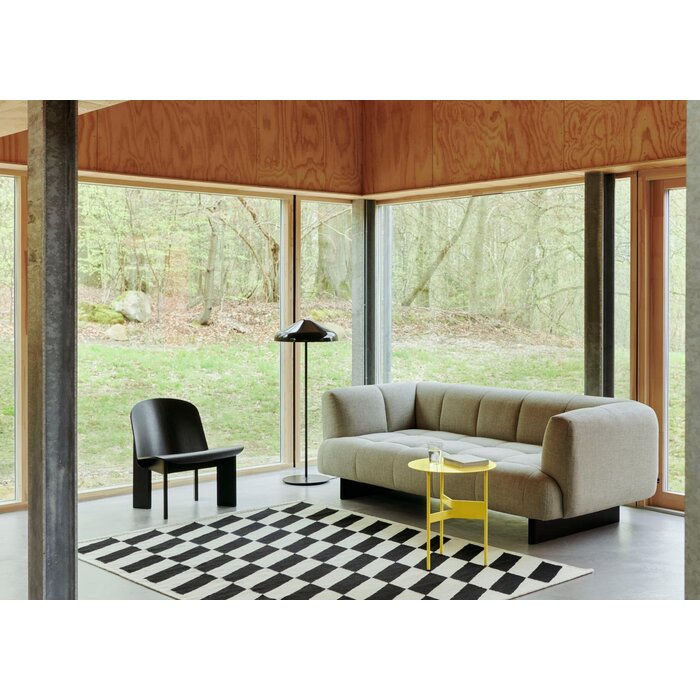 HAY Quilton Lift 2 Seater Tadao 720 with Lacquered Oak Base