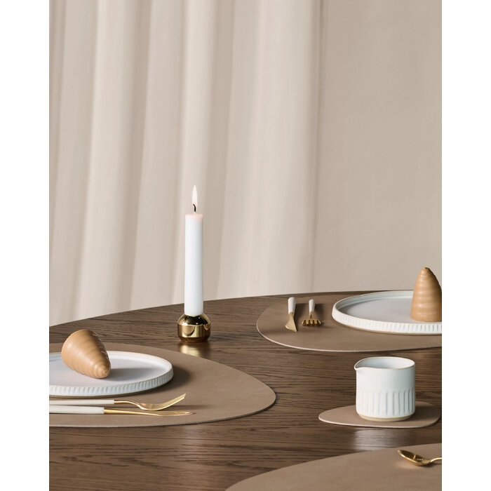 LIND DNA Placemat Curve Large 37 x 44 cm Leather Nupo