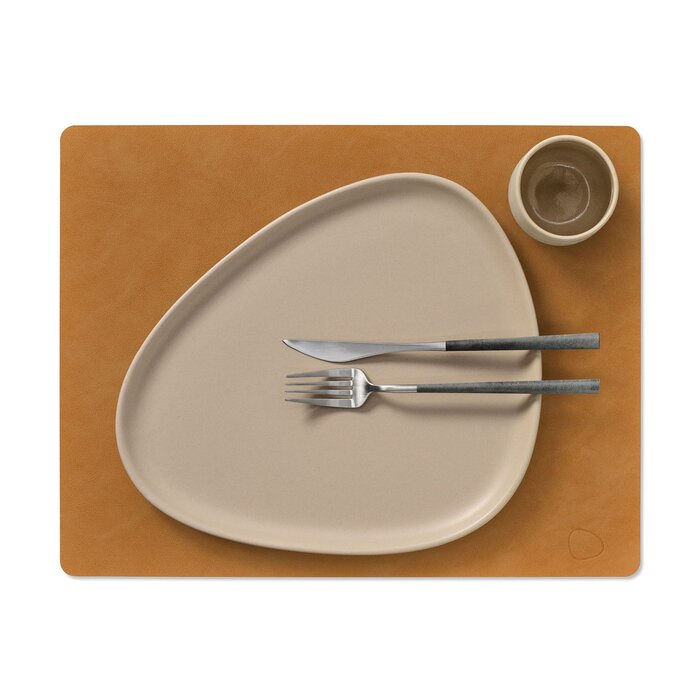 LIND DNA Placemat Square Large 35 x 45 cm Leather Nupo