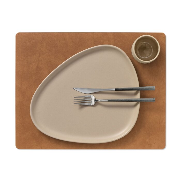 LIND DNA Placemat Square Large 35 x 45 cm Leather Nupo