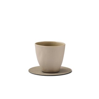 LIND DNA Glass Mat Circle Onderzetter Leather Nupo