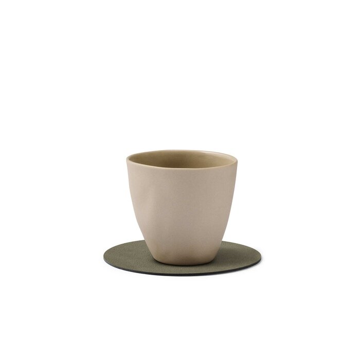 LIND DNA Glass Mat Circle Onderzetter Leather Nupo