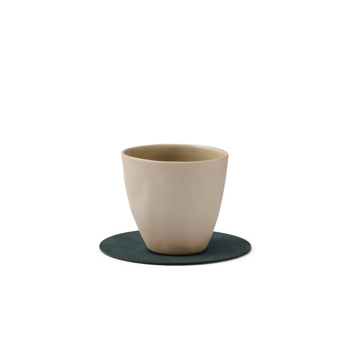 LIND DNA Glass Mat Circle Onderzetter Leather Nupo