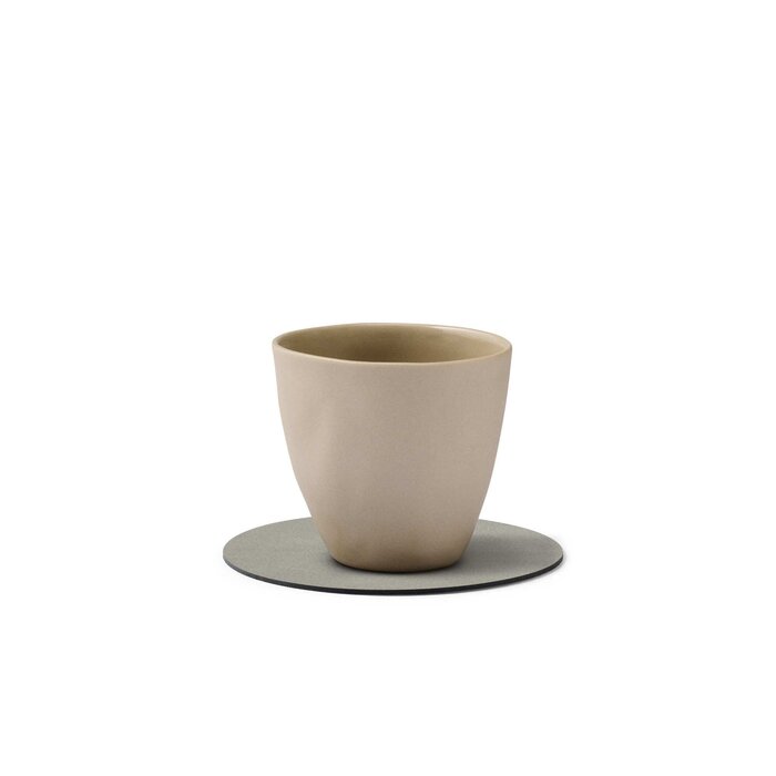 LIND DNA Glass Mat Circle Onderzetter Leather Nupo