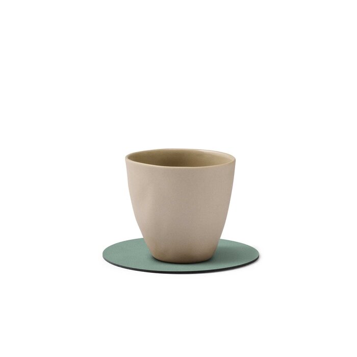 LIND DNA Glass Mat Circle Onderzetter Leather Nupo