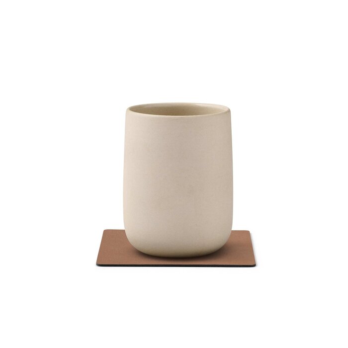 LIND DNA Glass Mat Square Onderzetter Leather Nupo