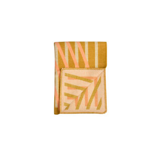 Røros Tweed Bislett Plaid 135 x 200 cm Peach & Pistachio