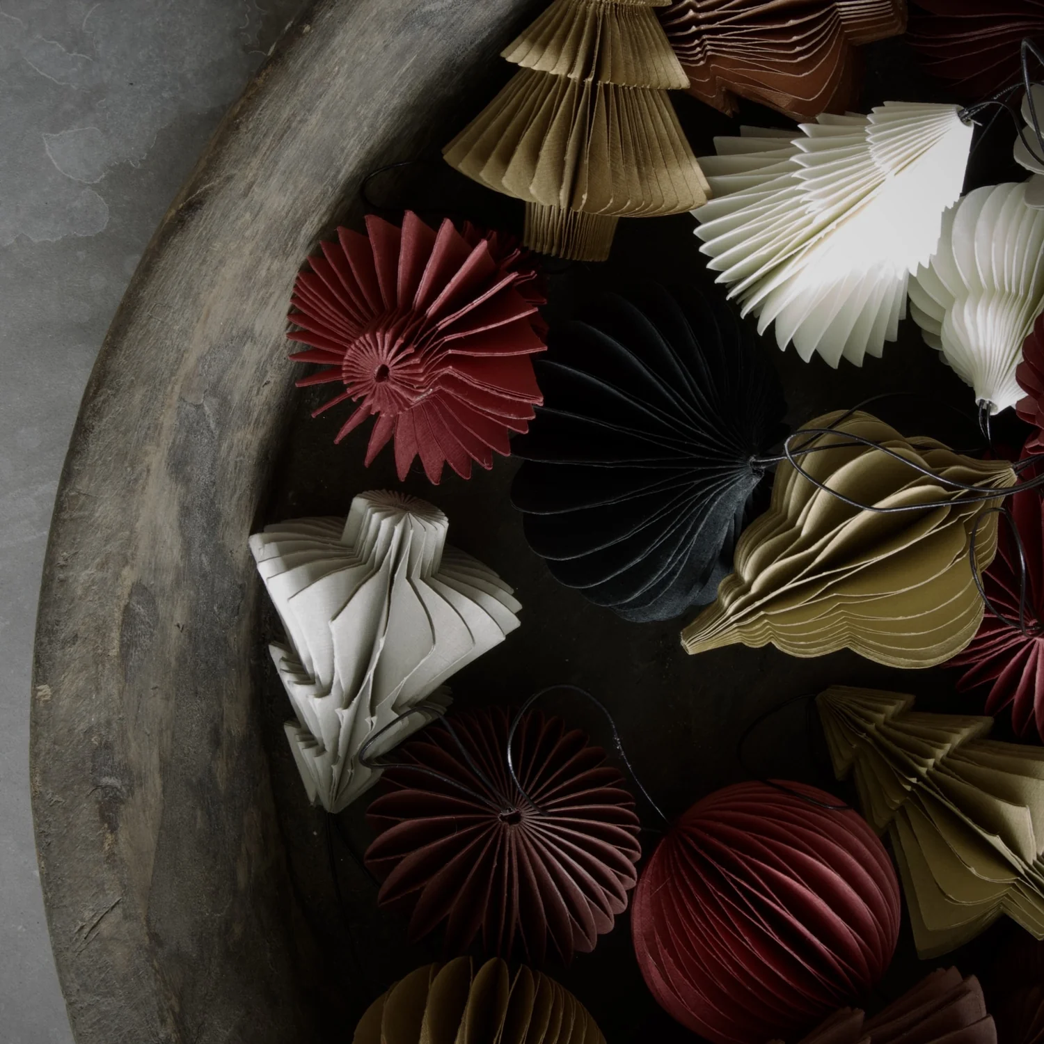 Gevouwen Ornament Union Black