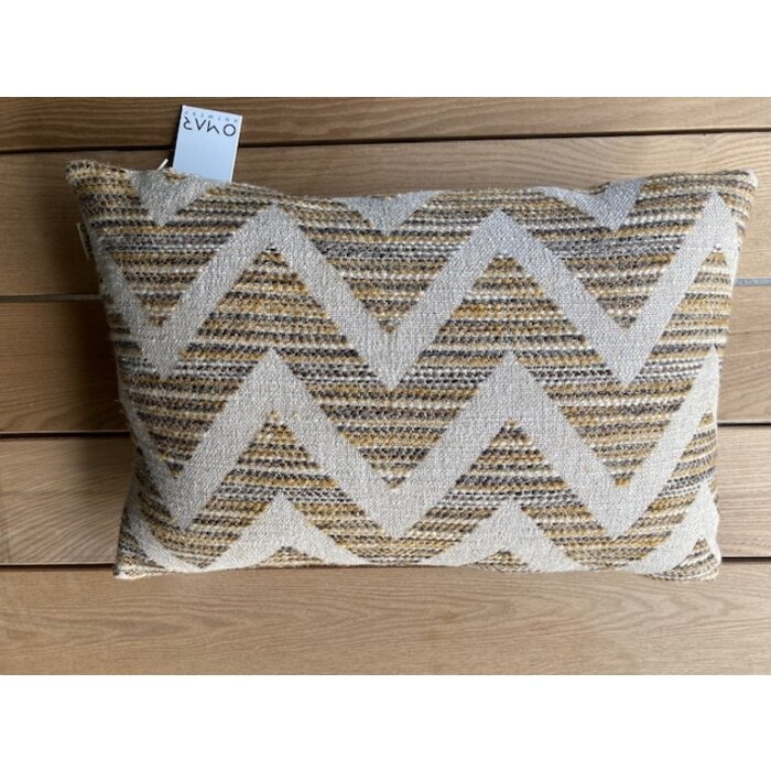 Omar Antwerp June Ocher Cushion