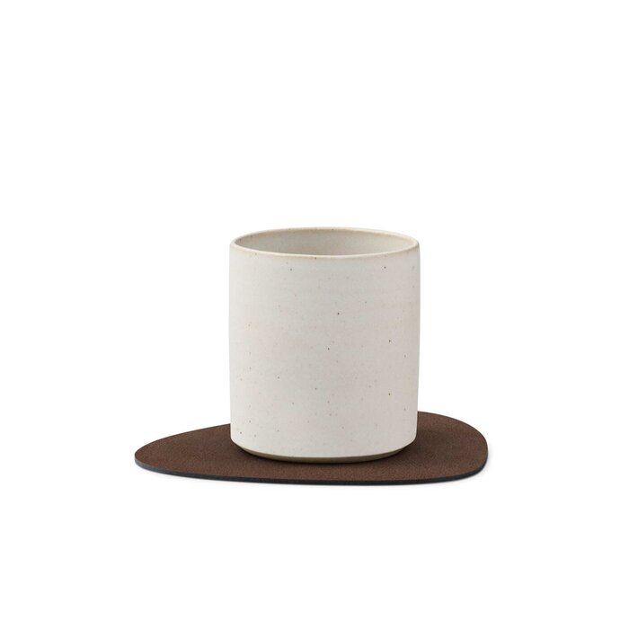 LIND DNA Glass Mat Curve Onderzetter Leather Nupo