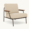Settle Lounge Chair Taupe Frame - Laze