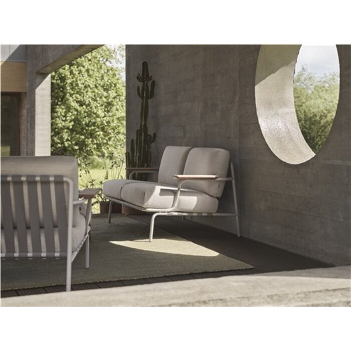 Muuto Settle Lounge Chair Taupe Frame - Ribbed Weave