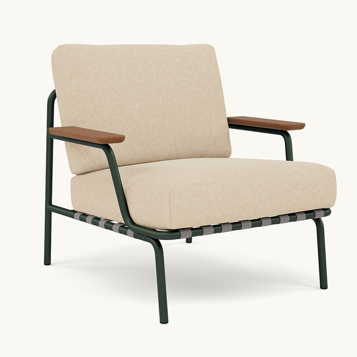 Muuto Settle Lounge Chair Dark Green Frame - Laze
