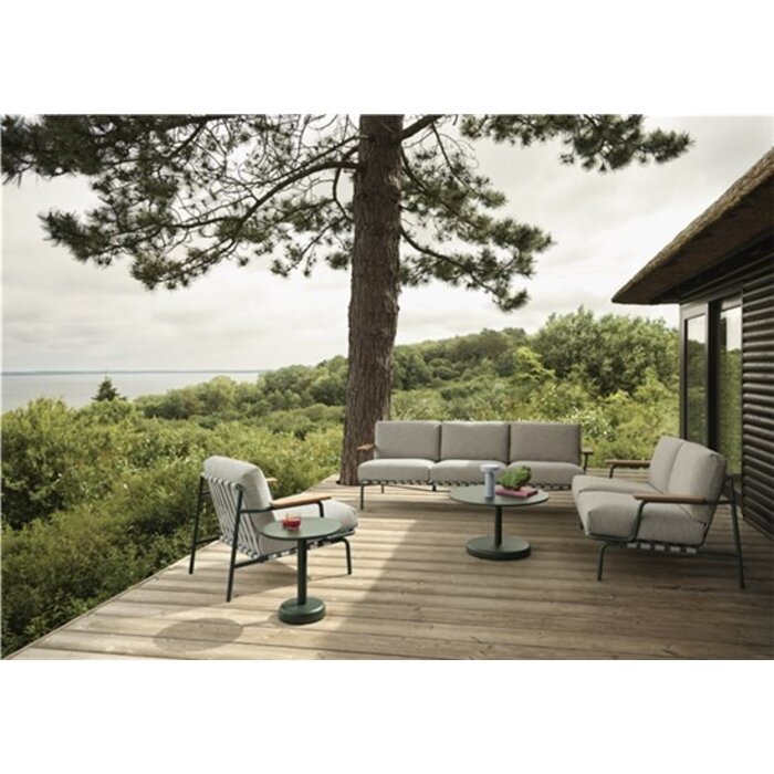 Muuto Settle Lounge Chair Grey Frame - Ribbed Weave