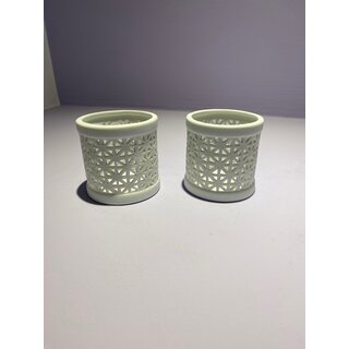 Pols Potten Waxinelichthouder Wit Set van 2