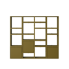 Stacked Storage System Bookcase Configuration 4
