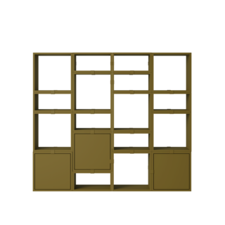 Muuto Stacked Storage System Bookcase Configuration 4