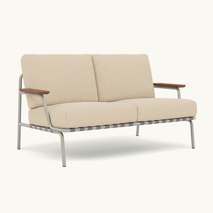 Muuto Settle Sofa 2-Seater Grey Frame - Laze