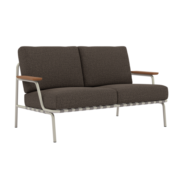 Muuto Settle Sofa 2-Seater Grey Frame - Laze