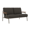 Settle Sofa 2-Seater Taupe Frame - Ribbed Weave