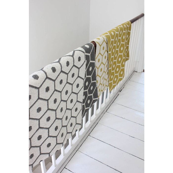 Pappelina Honey Vloerkleed Mustard/Vanilla