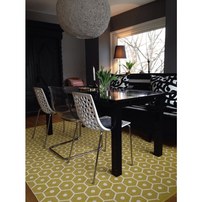 Pappelina Honey Vloerkleed Mustard/Vanilla