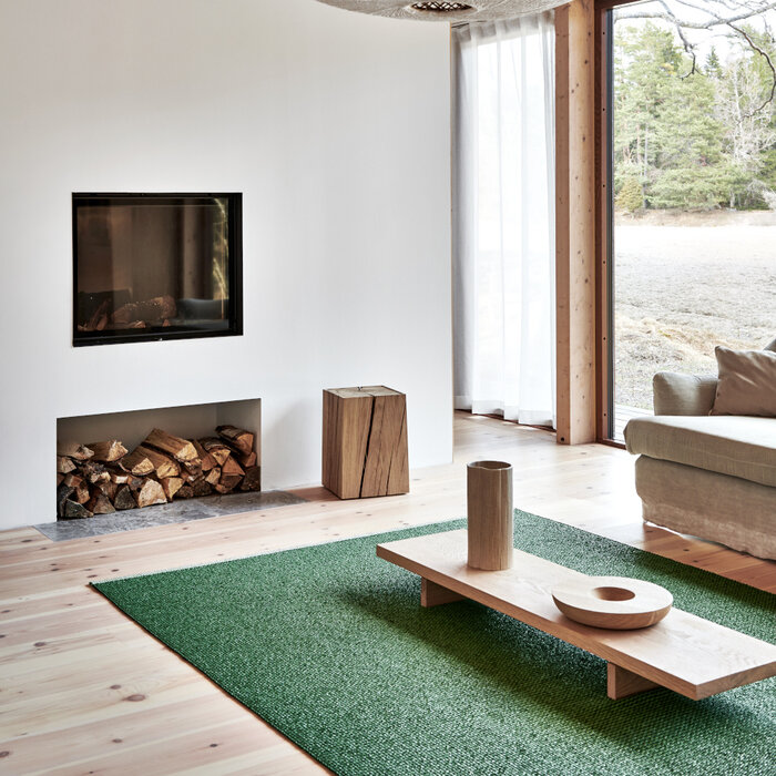 Pappelina Mono Vloerkleed Dark Mud/Mud