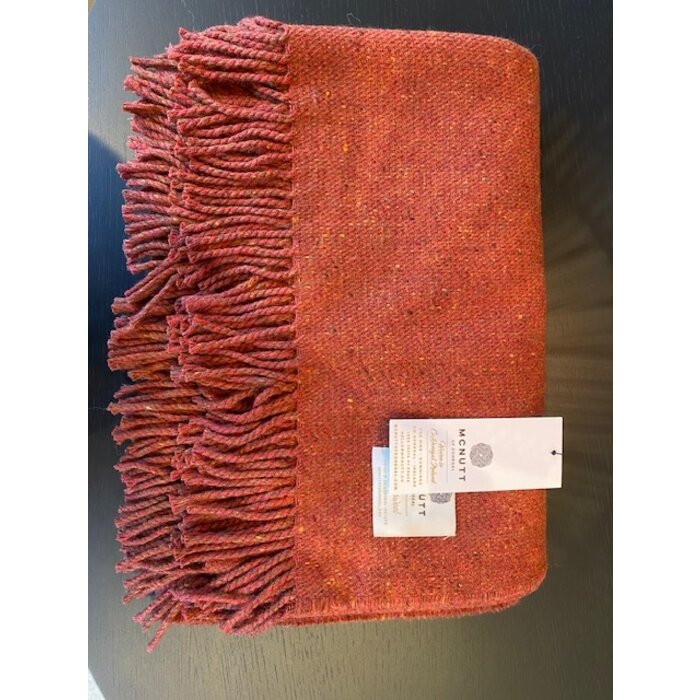 McNutt of Donegal Plaid Inishdooey Lambswool Tweed 200 x 145 cm