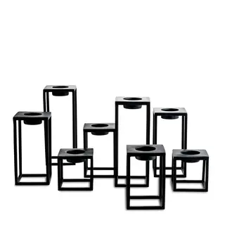 Genuine T-Light Holder Matt Black