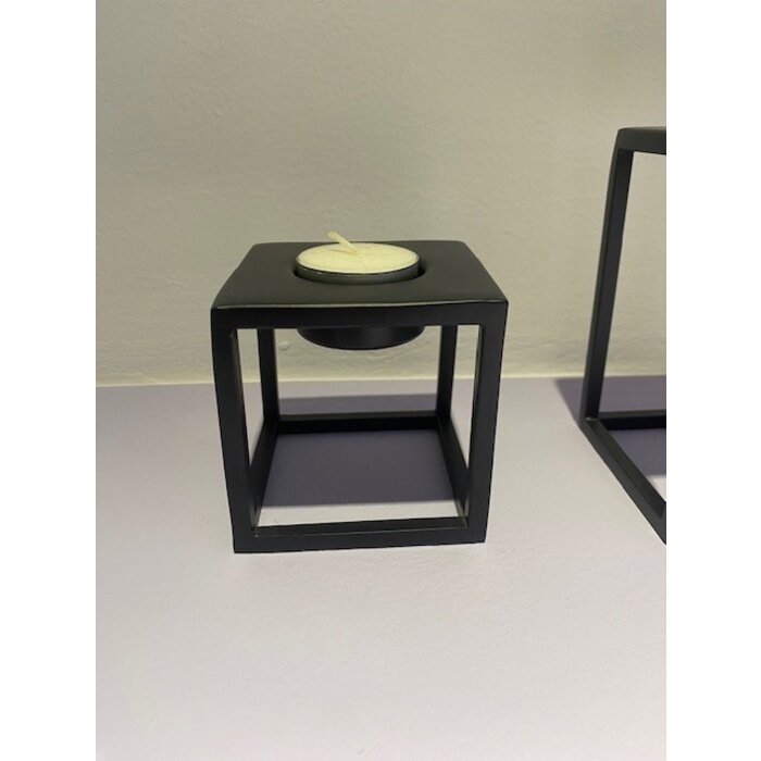 Nordstjerne Genuine T-Light Holder Matt Black