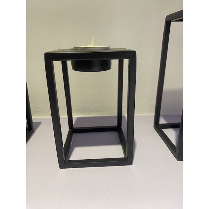 Nordstjerne Genuine T-Light Holder Matt Black