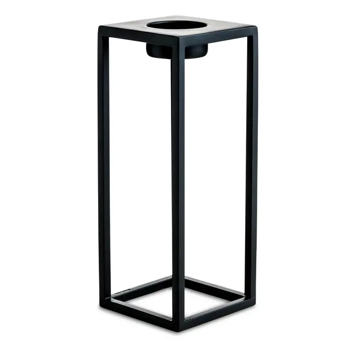 Nordstjerne Genuine T-Light Holder Matt Black