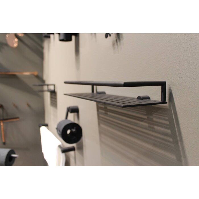 Frost Denmark Shower Shelf 1937-1 Matt Black